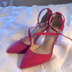 Kelly and Katie Hot Pink Heels, pink stilletos